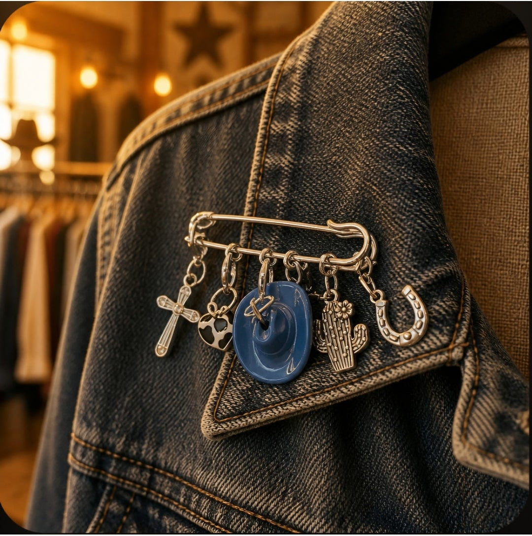 Safety Pin Brooch