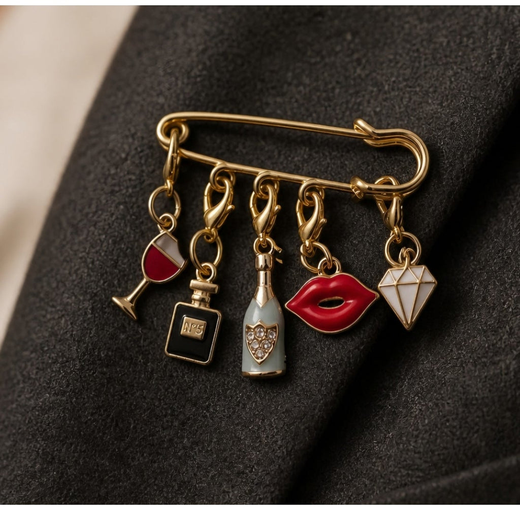 Safety Pin Brooch